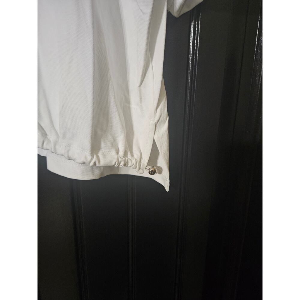 PXG Womens Crop Top Golf Polo White Size Large - Picture 2 of 8